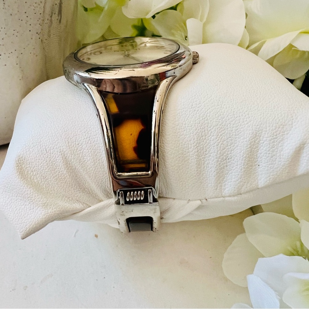 Narmi Tortoise Shell Cuff Watch - image 3